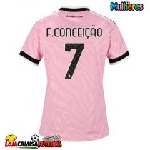 Camisa de Futebol Juventus Francisco Conceicao #7 Equipamento Secundário Mulheres 2026-27 Manga Curta
